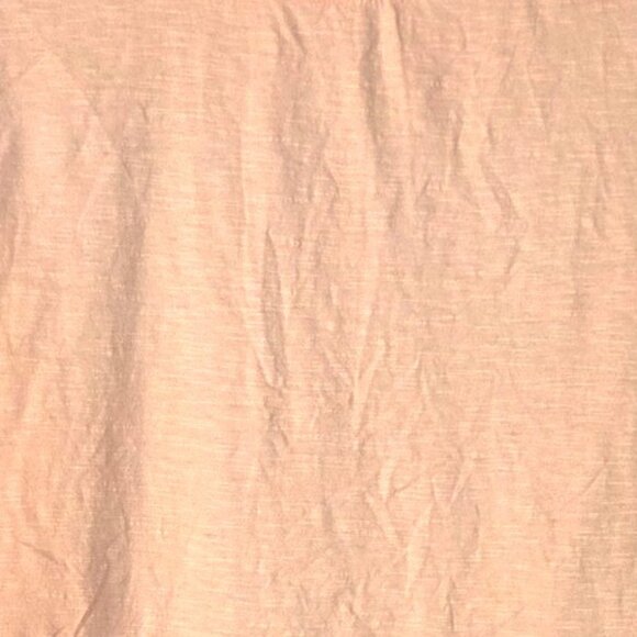 Ann Taylor Loft Sunwashed T-Shirt X-L Peach Cotton Short Sleeves - Picture 4 of 6